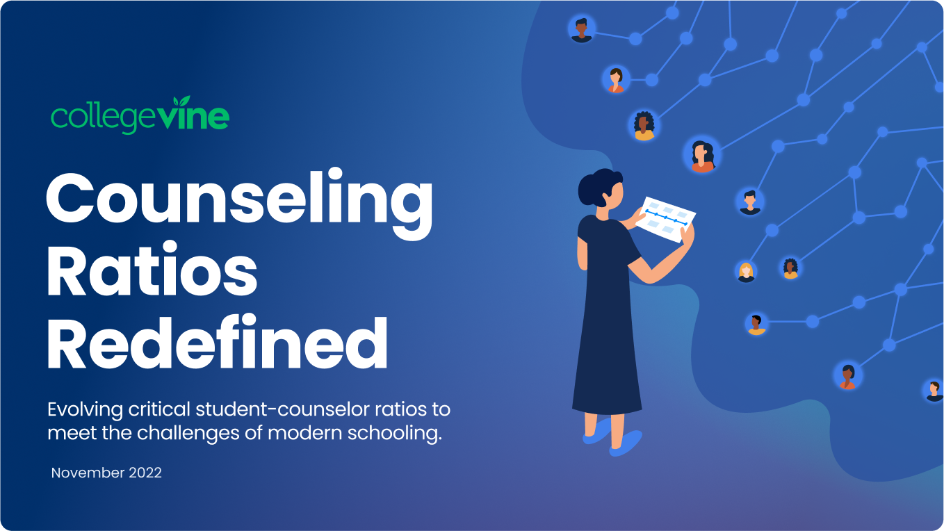 CollegeVine report - counselor ratios in high schools