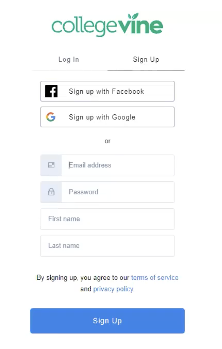 How To Create An Account On CollegeVine?