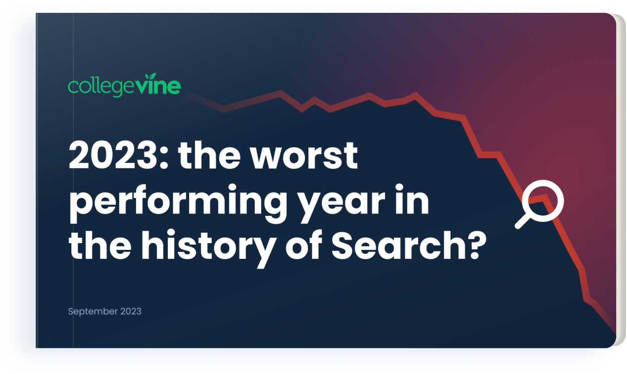 2023: the worst performing tear in the history of Search?